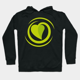 Green Heart Leaf Hoodie